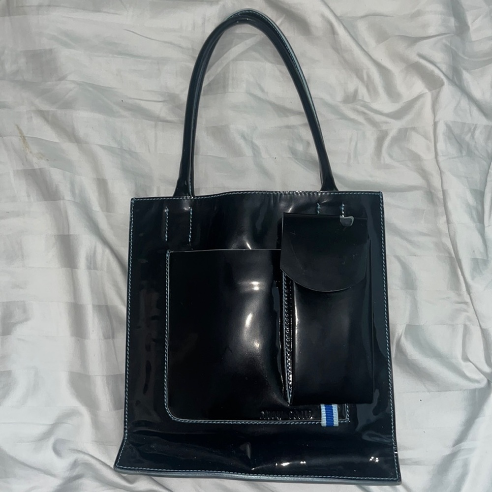 SOLD Vintage Miu Miu Black Patent Pursue